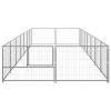 Dog Kennel Silver 150.7 ft² Steel