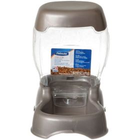 Petmate Cafe Pet Feeder  Pearl Tan (Option: 3 lbs)