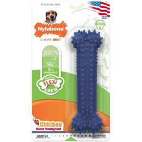 Nylabone Dental Chew Bone  Chicken Flavor (Option: Wolf (1 Pack))