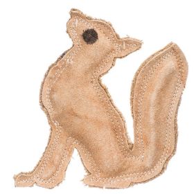 Spot Dura (Option: Fused Leather Fox Dog Toy  7" Long x 7.25" High)